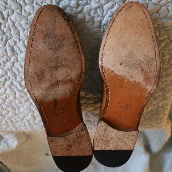 Magnanni 10-M Cognac Oxford Dress Shoes - Picture 8 of 10